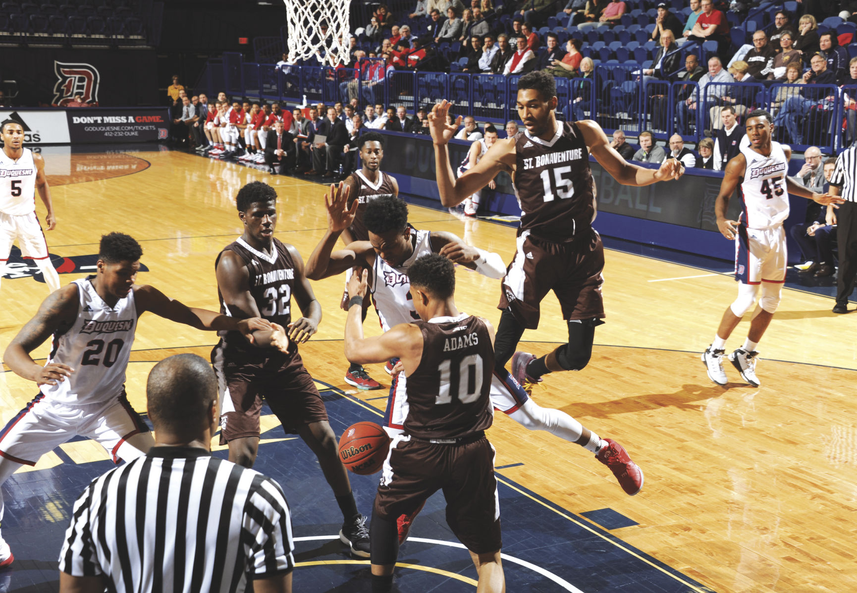 Mobley, bench lead Bonnies to 71-64 Atlantic 10 win at Duquesne
